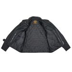 Milwaukee Leather LKM1702 Men’s Vintage Flat Black Motorcycle Biker Leather Jacket w/ CE Armor Protection - Image 6