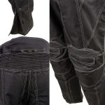 Milwaukee Leather MPM5729 Men’s Black Tri-Tex Fabric Motorcycle Rider Pants w/ CE Armor Protection - Image 11