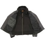 Milwaukee Leather LKL2739 Women’s Black Premium Leather Vented Motorcycle Biker Jacket w/ Hoodie - Image 5