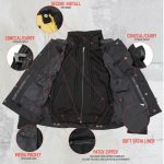 Milwaukee Leather Women’s Tara Black Leather Motorcycle Rider 2-in-1 Convertible Hoodie Jacket Vest – LKL4712 - Image 6