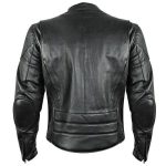 Milwaukee Leather LKM17003  Men’s Premium Black Leather Motorcycle Riders Jacket with CE Armor Protecion - Image 8
