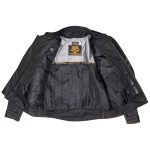 Milwaukee Leather Men’s Matte Black Street CE Armored Motorcycle Vented Jacket – Reflective – LKM17012 - Image 10