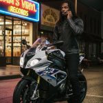 Milwaukee Leather Men’s Black Leather Sporty Crossover Scooter Motorcycle Jacket w/ Reflective Piping – LKM1725 - Image 7