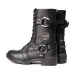 Milwaukee Leather Women’s Premium Leather Motorcycle Riding Boots – Lace-To-Toe Harness – Zipper Closure – MBL9391 - Image 7