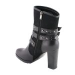 Milwaukee Leather MBL9433 Women’s Black Triple Buckle Strap Fashion Riding Boots with Block Heel - Image 6