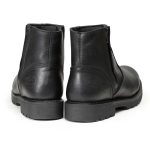MMCC Men’s Kick Start 7″ Black Top Grain Leather Motorcycle Boots – Dual YKK Zippers, Freedom Flex Toe – MBM9009 - Image 10