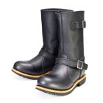 Milwaukee Leather MBM9066 Men’s Antique Black Classic Engineer Motorcycle Riding Boots - Image 5