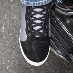 Milwaukee Leather MBM9116 Men’s Black Suede and Grey Canvas Street Riding Shoes with Dual Closure and Ankle Support - Image 7
