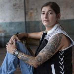 Milwaukee Leather MDL4050 Women’s ‘Skelly’ Black with White Motorcycle Denim Vest w/ Skull Embroidery - Image 11
