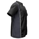 Milwaukee Motorcycle Clothing Co. Men’s Blk/Grey Mechanic Work Shirt – w / Reflective Strip, Rider‑Built MDM11608 - Image 9