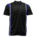 Milwaukee Motorcycle Clothing Co. Men’s Blk/Blue Mechanic Work Shirt – w / Reflective Strip, Rider‑Built MDM11609 - Image 10
