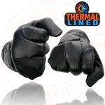 Milwaukee Leather MG7505 Men’s Black Gauntlet Leather Winter Motorcycle Hand Gloves - Image 7