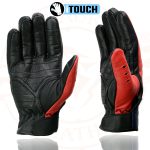 Milwaukee Leather MG7527 Men’s Black Leather i-Touch Screen Compatible Motorcycle Hand Gloves w/ Stars and Stripes - Image 7