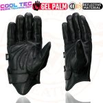 Milwaukee Leather MG7571 Men’s Black ‘Col-Tec’ Leather ‘Reflective Skull’ Motorcycle Hand Gloves W/ Gel Padded Palm - Image 8