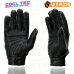 Milwaukee Leather MG7736 Women’s Black Leather Gel Palm Motorcycle Gloves w/ Flex Knuckles and Cool-Tec Treatement - Image 7