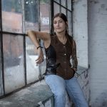 Milwaukee Leather MLL4508 Women’s ‘Trickster’ Vintage Two Tone Crazy Horse Brown and Black Leather Club Style Motorcycle Vest - Image 9