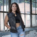 Milwaukee Leather MLL4512 Women’s Lashes Black Leather Club Style Motorcycle Rider Vest w/ Concealed Closure - Image 2