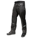 Milwaukee Motorcycle Clothing Co. Men’s Branson Black Premium Leather Biker Lined Pants –  5-Pocket  MMC50000 - Image 10