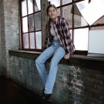Milwaukee Leather MNG21613 Women’s Black and Red with White Long Sleeve Cotton Flannel Shirt - Image 7