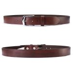 Milwaukee Leather MP7118 Men’s Brown Premium Leather 1.5 Inch Wide Belt with Interchangeable Buckle - Image 6