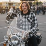 Milwaukee Leather Men’s Othello Black & White Plaid Hooded Riding Shirt w/ CE Armor & Aramid Fiber Panels – MPM1629 - Image 11