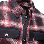 Milwaukee Leather Men’s Heavy-Duty Checkered Flannel Riding Shirt – Warm Lined – Zippered Hand Pockets – MPM1637 - Image 14