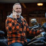 Milwaukee Leather Men’s Titans Orange & Black Plaid Hooded Riding Shirt w/ CE Armor & Aramid Fiber Panels – MPM1642 - Image 11