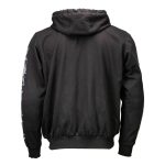 Milwaukee Leather Men’s Bare Bones Black Reflective Skull CE Armored Riding Hoodie, Shoulder & Elbow Armor – MPM1797 - Image 15
