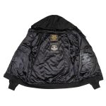 Milwaukee Leather Men’s Bare Bones Black Reflective Skull CE Armored Riding Hoodie, Shoulder & Elbow Armor – MPM1797 - Image 13