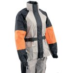 NexGen SH2217 Men’s Orange and Silver Oxford Water-Resistant Rain Suit - Image 6