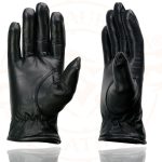 Milwaukee Leather SH234 Men’s Black Thermal Lined Leather Motorcycle Gloves w/ Cinch Wrist Closure - Image 14