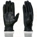 Milwaukee Leather SH721 Women’s Black Perforated Leather Full Finger Motorcycle Hand Gloves W/ Breathable ‘Open Knuckle’ - Image 7