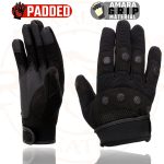 Milwaukee Leather SH761 Men’s Black Textile Padded Knuckle Mechanics Gloves with Amara Palm - Image 8