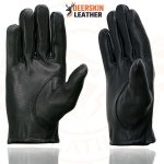 Milwaukee Leather SH869 Men’s Black Deerskin Leather Unlined Professional Driving Gloves - Image 8