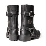 Milwaukee Leather Women’s Premium Leather Motorcycle Riding Boots – Lace-To-Toe Harness – Zipper Closure – MBL9391 - Image 8