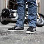 Milwaukee Leather MBM9112 Men’s Black Suede with Grey Canvas Reinforced Casual Street Riding Shoes w/ Ankle Support - Image 6