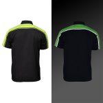 Milwaukee Motorcycle Clothing Co. Men’s Blk/Green Mechanic Work Shirt – w / Reflective Strip, Rider‑Built MDM11604 - Image 8