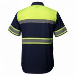 MMMCC Men’s Safeway Green/BlueMechanic Rider Ready Shirt w/ Reflective Strip MDM11614 - Image 11