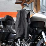 Milwaukee Leather MDM3030 Men’s Black Waxy Coated Denim Club Style Motorcycle Rider Vest w/ Shirt Collar - Image 10