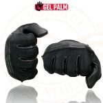 Milwaukee Leather MG7517 Men’s Black Leather Mesh Gel Palm Motorcycle Hand Gloves W/ Rubberized Flex Knuckles - Image 7
