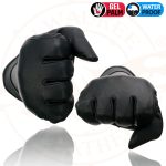 Milwaukee Leather MG7522 Men’s Black Leather Waterproof Cruiser Motorcycle Hand Gloves W/ Gel Padded Palm - Image 7