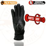 Milwaukee Leather MG7540 Men’s Black Leather Protective Knuckle Racer Motorcycle Gloves W/ Elasticized Reflective Fingers - Image 7