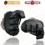 Milwaukee Leather MG7575 Men’s Black Premium Leather Long Wrist Gloves with Zipper Top - Image 7