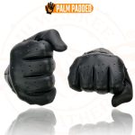 Milwaukee Leather MG7710 Women’s Black Perforated Leather Gel Palm Lightweight Motorcycle Hand Gloves W/ Wrist Loops - Image 7