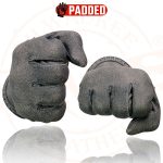 Milwaukee Leather MG7760 Women’s Distressed Grey Leather Gel Palm Motorcycle Hand Gloves W/ Stylish ‘Wrist Detailing’ - Image 7