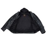 Milwaukee Leather Men’s Leather Shirt Jacket with Removable Hoodie and Patch Access – MLM1614 - Image 7