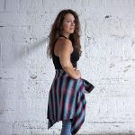 Milwaukee Leather MNG21612 Women’s Black and Pink with Blue Long Sleeve Cotton Flannel Shirt - Image 9