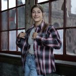 Milwaukee Leather MNG21613 Women’s Black and Red with White Long Sleeve Cotton Flannel Shirt - Image 8