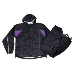 Milwaukee Leather MPL9601 Women’s Black and Purple Water Resistant Rain Suit w/ Reflective Material and Hoodie - Image 7