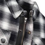 Milwaukee Leather Men’s Heavy-Duty Checkered Flannel Riding Shirt – Warm Lined – Zippered Hand Pockets – MPM1638 - Image 13